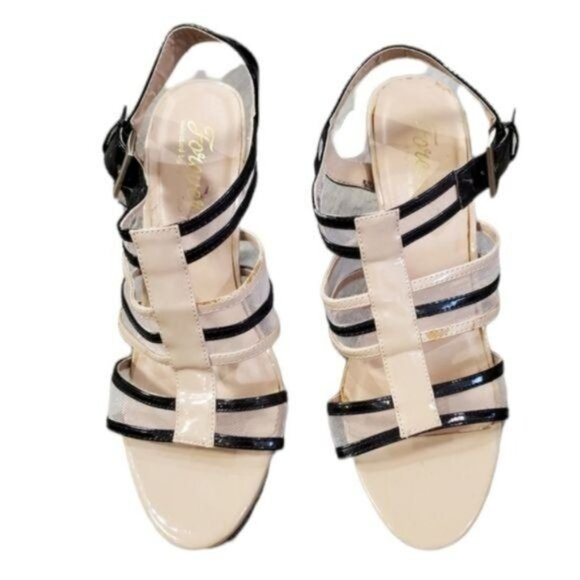 Forever Paula Abdul Heels Pumps Shoes Nude WOMEN'S WOMAN'S Size 9 - Picture 2 of 11